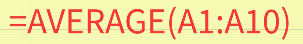 average percentage formula Excel