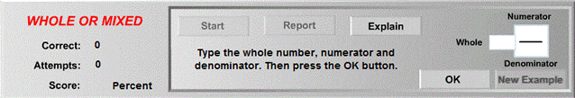 Fraction Dialog Box